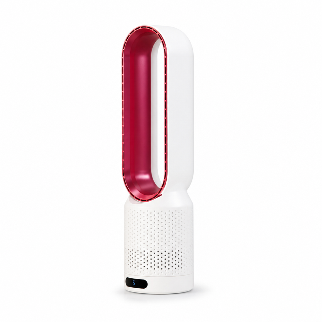 Bladeless Whisper-Quiet 3-in-1 Tower Fan