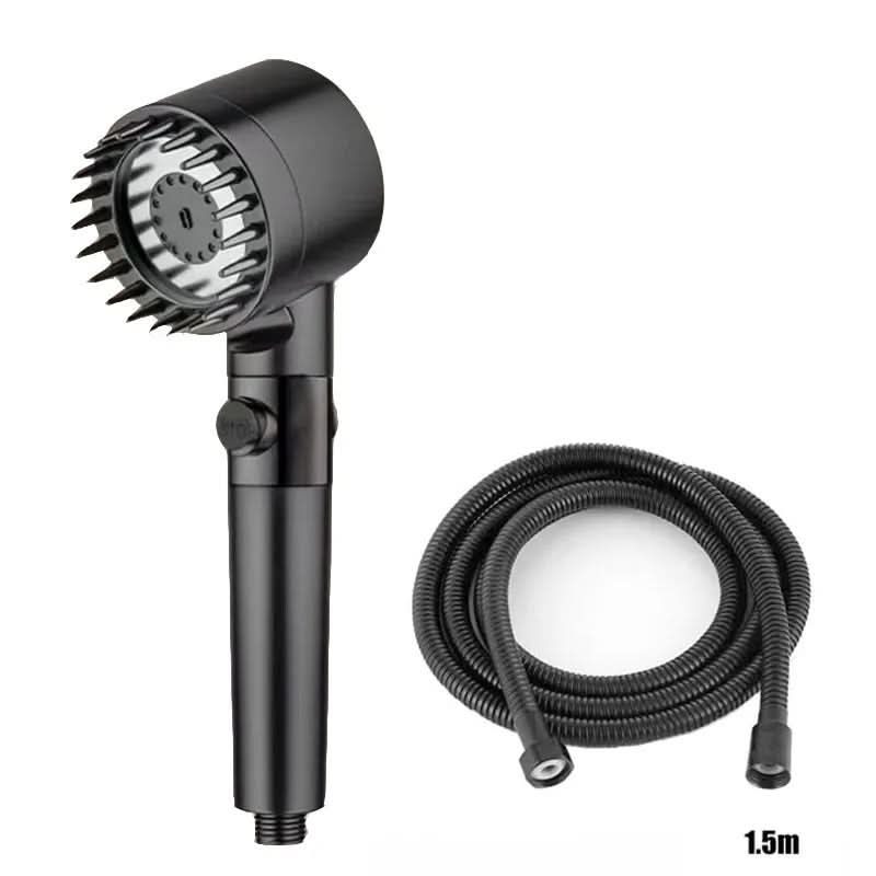 High-Pressure Shower Head with 3 Settings – Filtered Water System