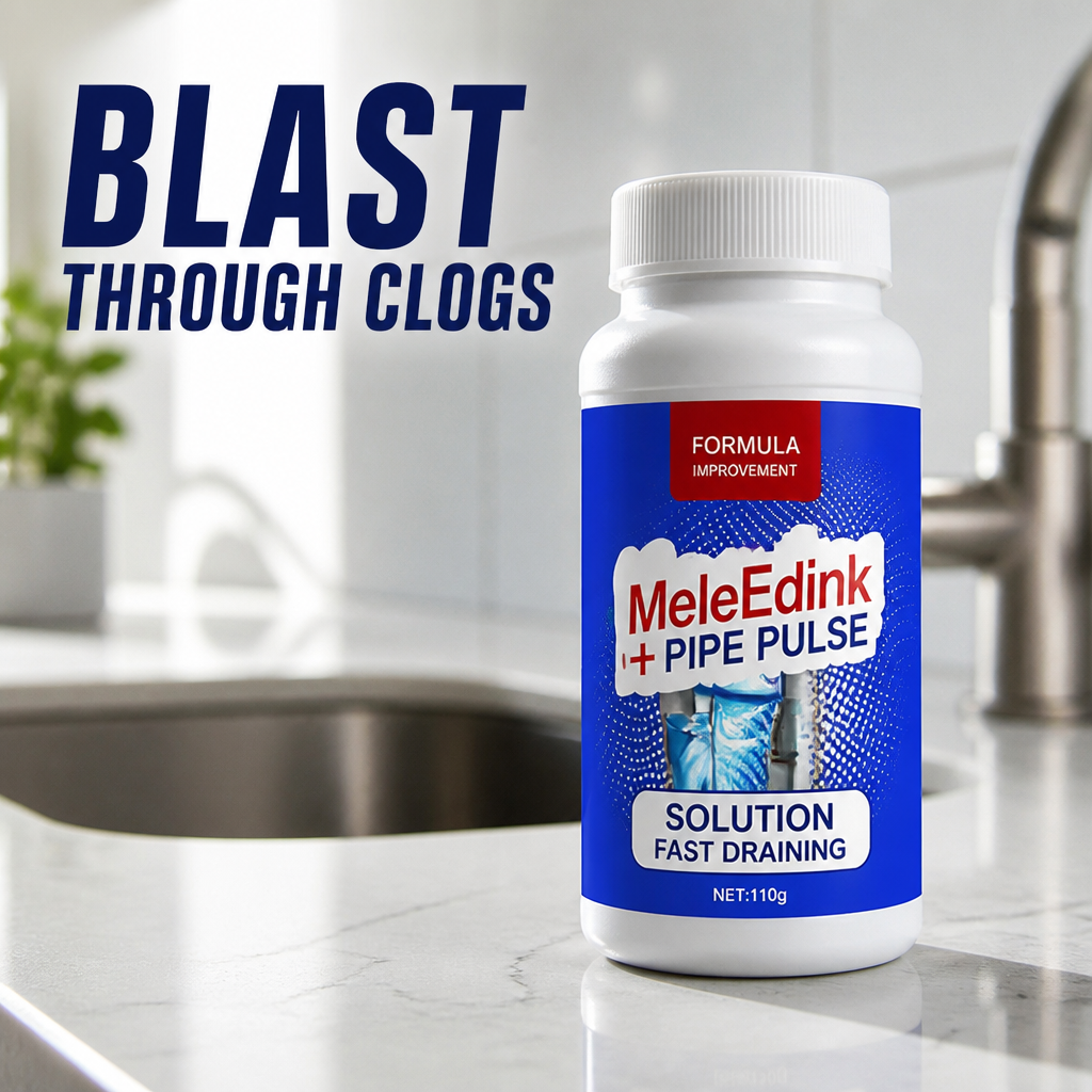 PipePulse™ — Blast Through Clogs Instantly for Clear, Fresh-Flowing Pipes