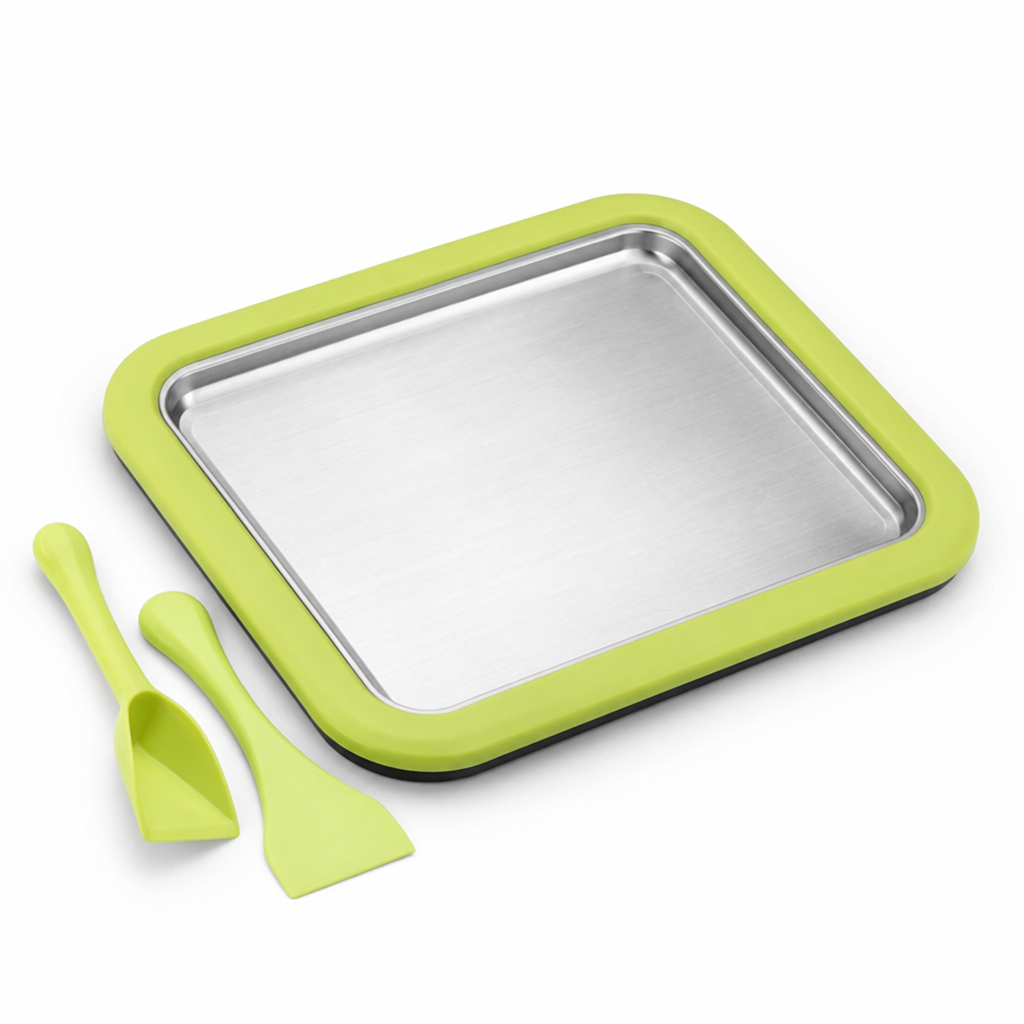 Manual Stainless Steel Mini Ice Cream Roll Maker