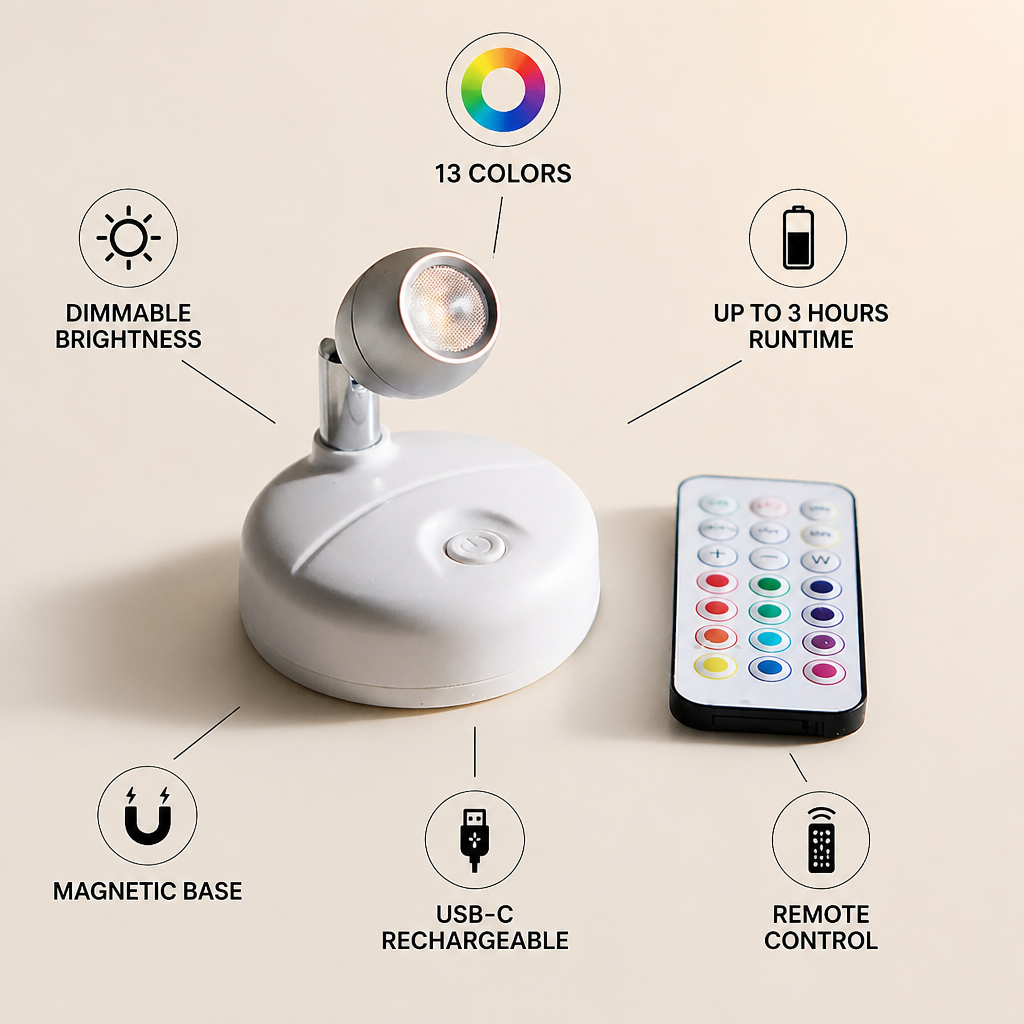 LumiVerde™ — Instantly Transform Any Space into a Cozy, Colorful Sanctuary