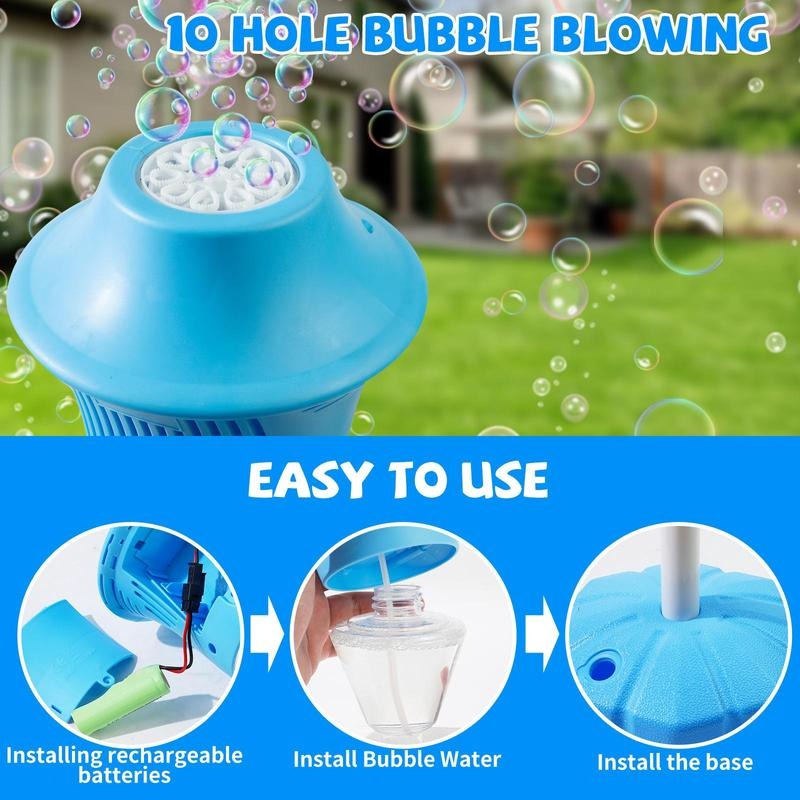 Adjustable Stand Automatic Bubble Machine – 20,000 Bubbles/Minute