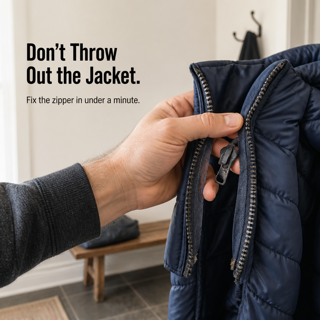ZipRite™ — Revive Any Snapped Zipper Instantly in 10 Seconds