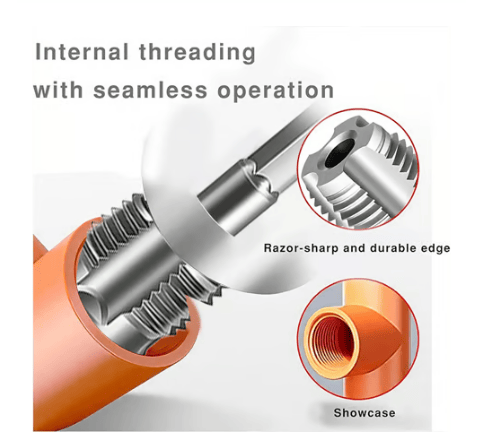 Aluminum Pipe Thread Cutting Tool – For Internal and External Threads