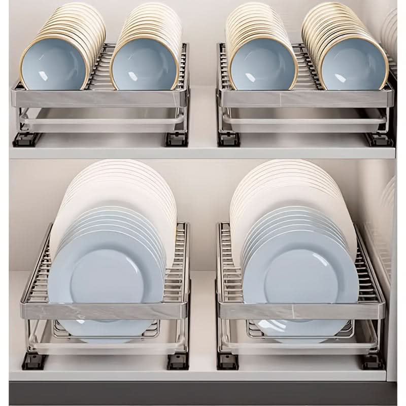 Heavy-Duty Kitchen Organizer Rack for Tableware Storage