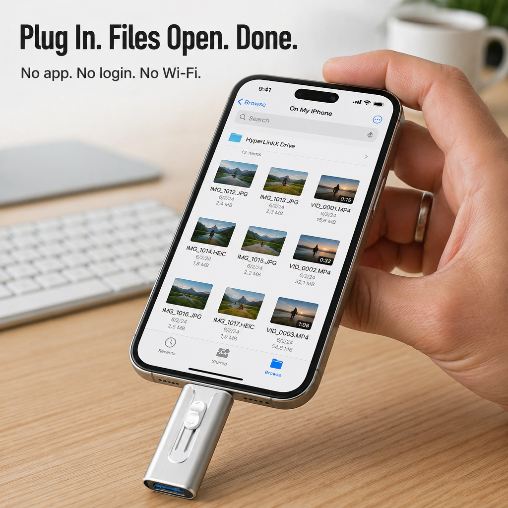 HyperLinkX™ — Rapid Sync That Protects Your Device and Keeps It Stylish