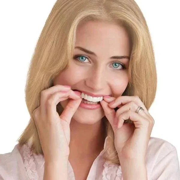 Removable Smile Cover Snap-On Veneers for Top and Bottom Teeth