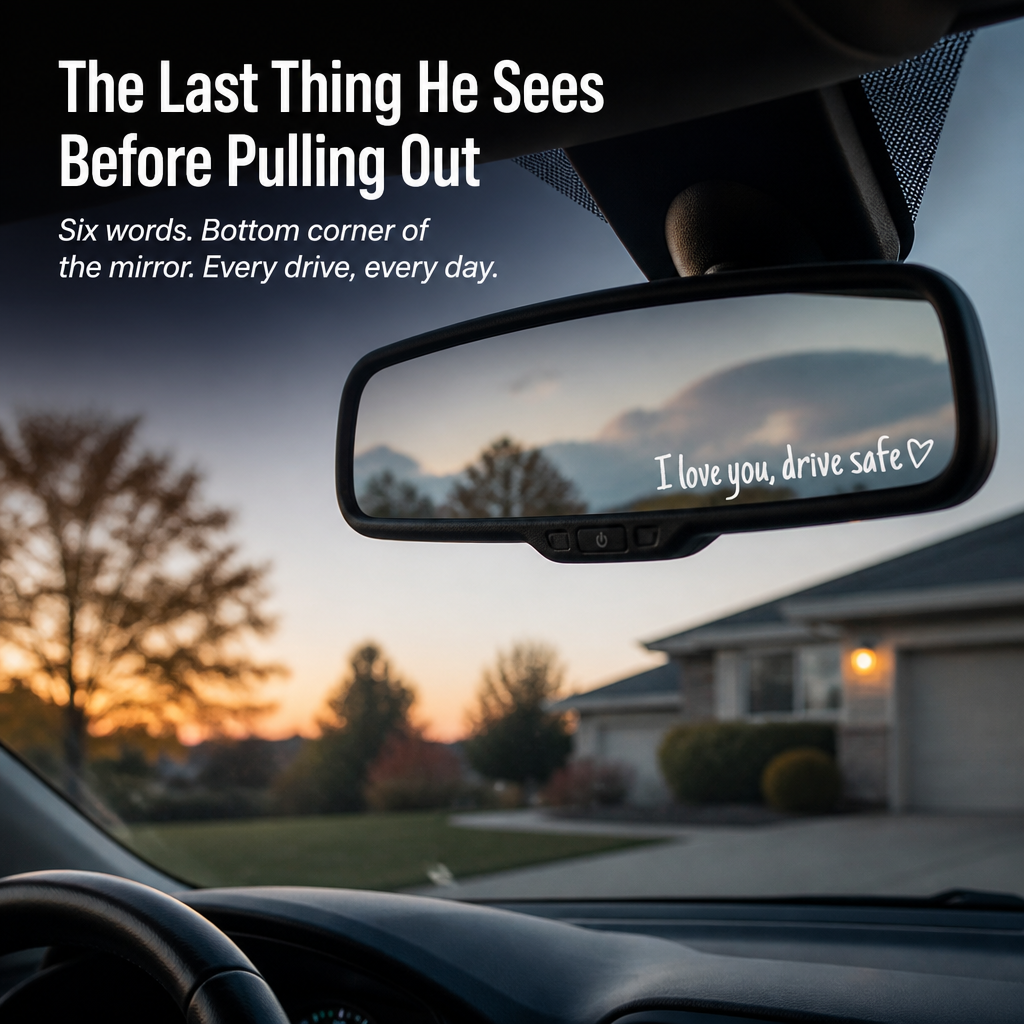 HeartBond™ — Transform Their Rearview Mirror Into a Daily Message of Love