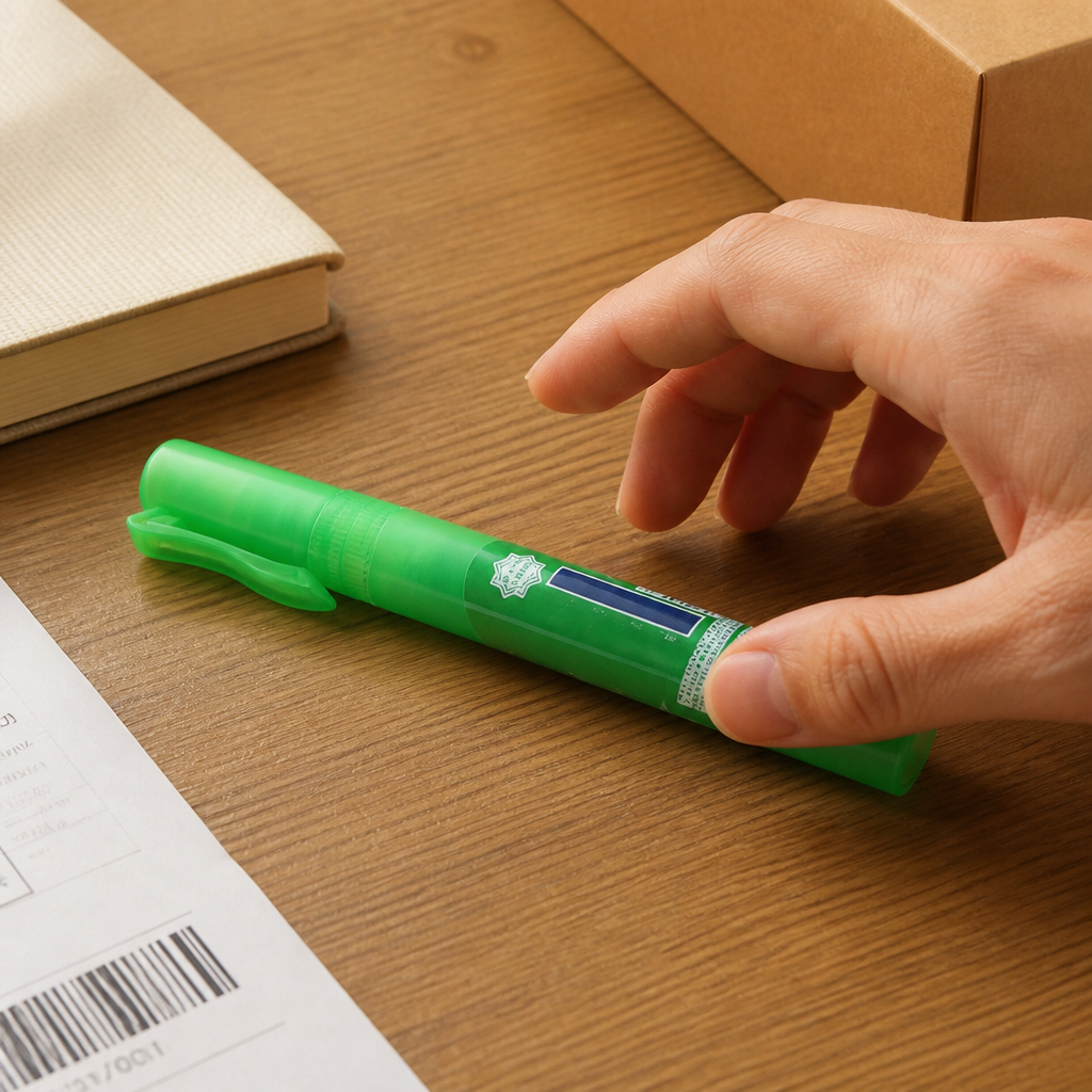 VeilMark™ — Spray Away Your Address on Every Box in Seconds