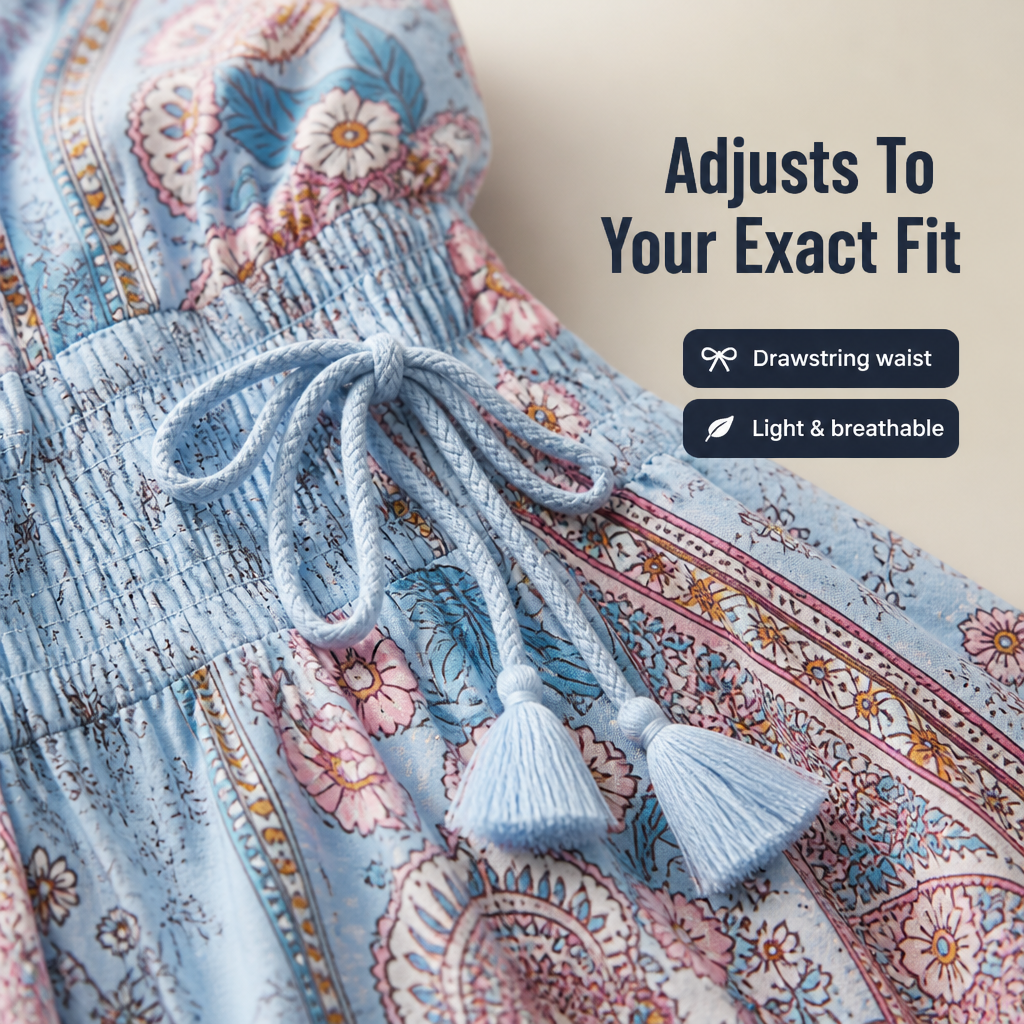 LumaBella™ Floral Dress — Feel Radiant and Cool All Summer Long