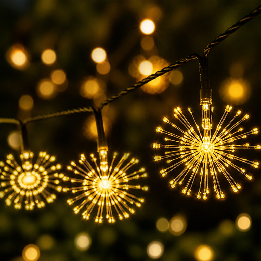 LumiFlicker™ Solar Fireworks Lights — Turn Your Nights Into Effortless, All-Weather Magic That Dazzles Every Eye
