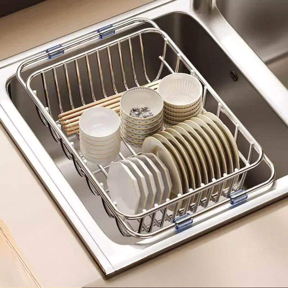 Telescoping Sink Drain Basket for Efficient Water Flow