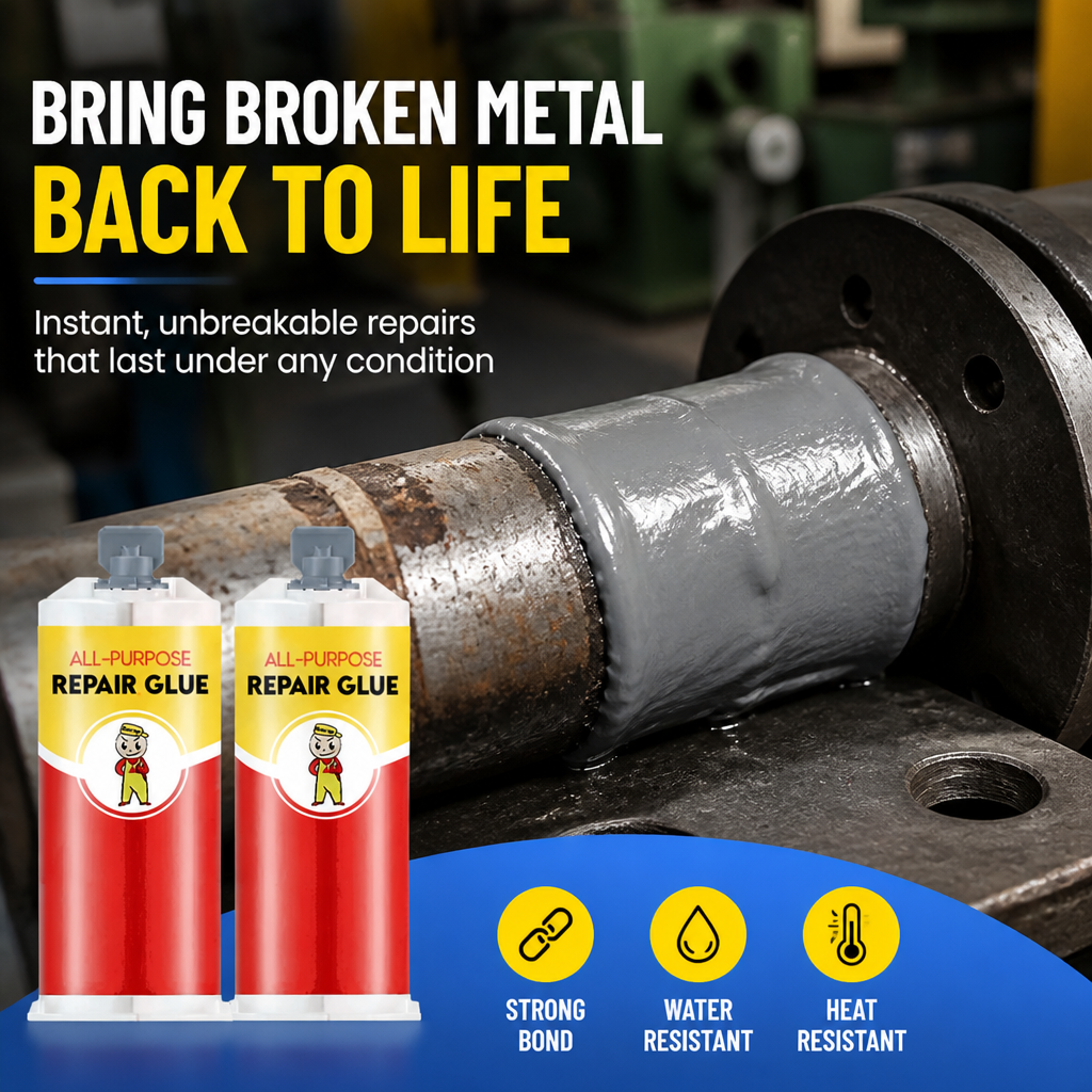SteelBond™ — Bring Broken Metal Back to Life with Instant, Unbreakable Strength