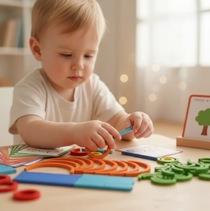 Children's Wooden Puzzle – Fun Way to Enhance Logic and Focus