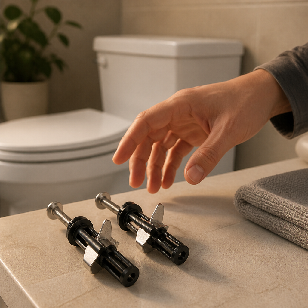 SteelTitan™ Heavy Duty Fixing Screws Kit — Lock Your Toilet Seat with Unbreakable, Rock-Solid Confidence