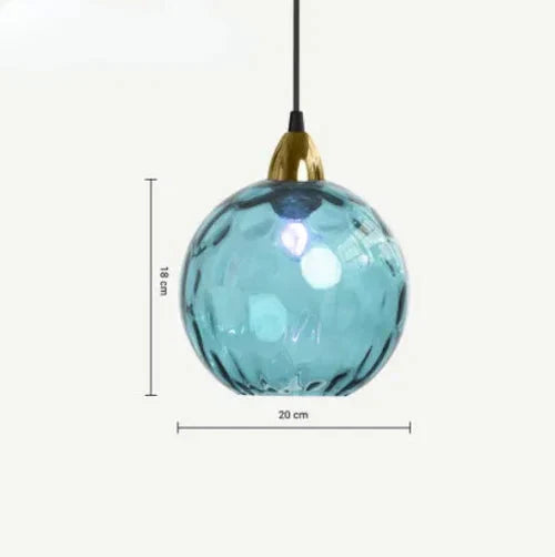 Modern Hanging Lamp with Globe Design – Glass Pendant Light