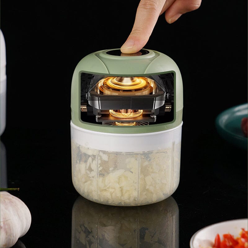 USB Rechargeable Garlic Chopper – Electric Food Processor