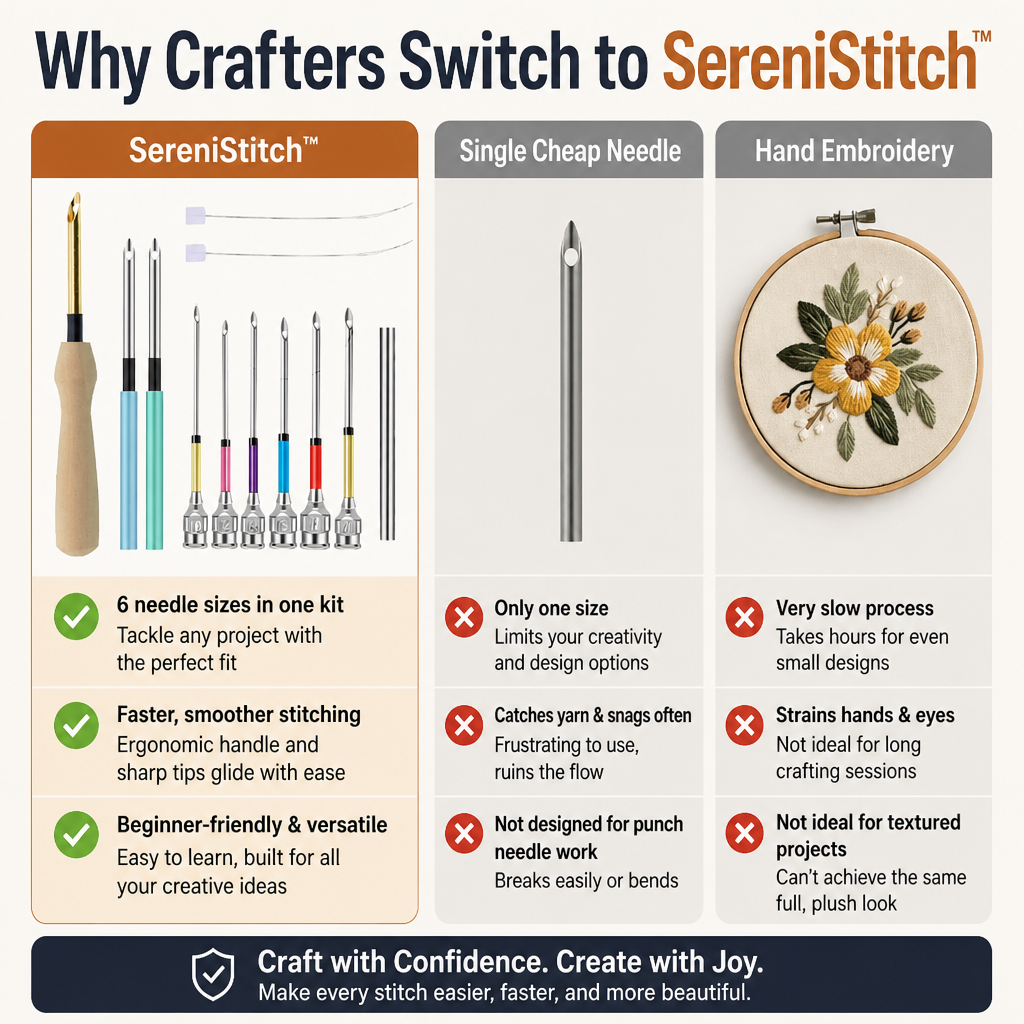 SereniStitch™ — Stitch with Effortless Precision That Brings Your Creations to Life