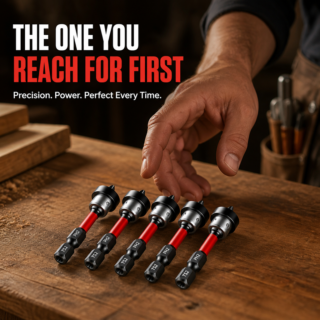 TitanGrip™ Precision Screw Bits — Drive Every Screw Perfectly Without the Frustration
