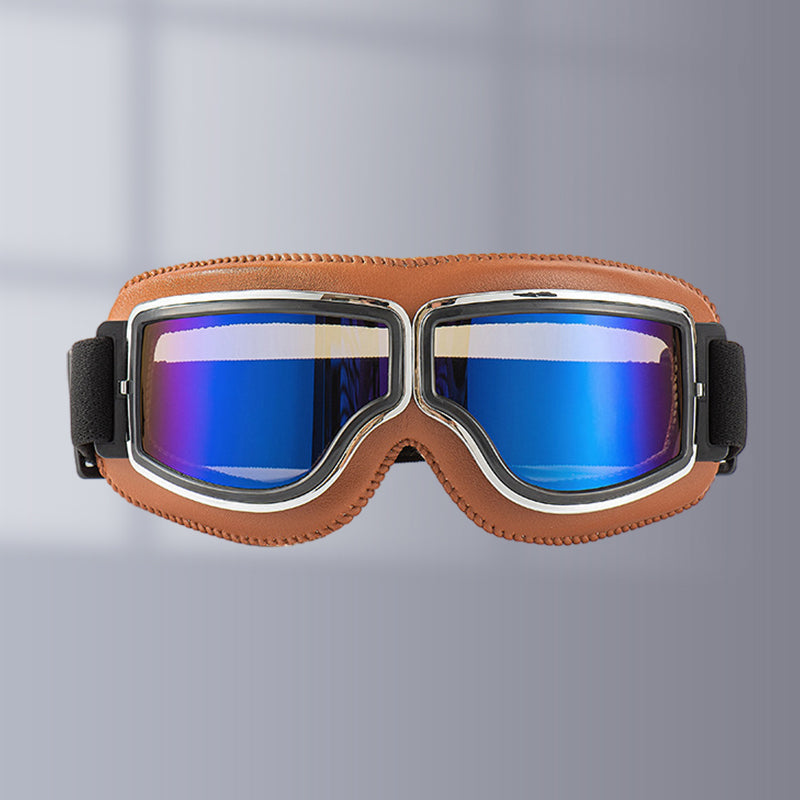 Adjustable Strap Vintage Style Motorcycle Goggles