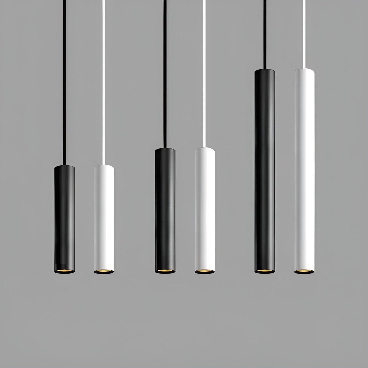 LED Pendant Light in Slim Tubular Design – Targeted Illumination