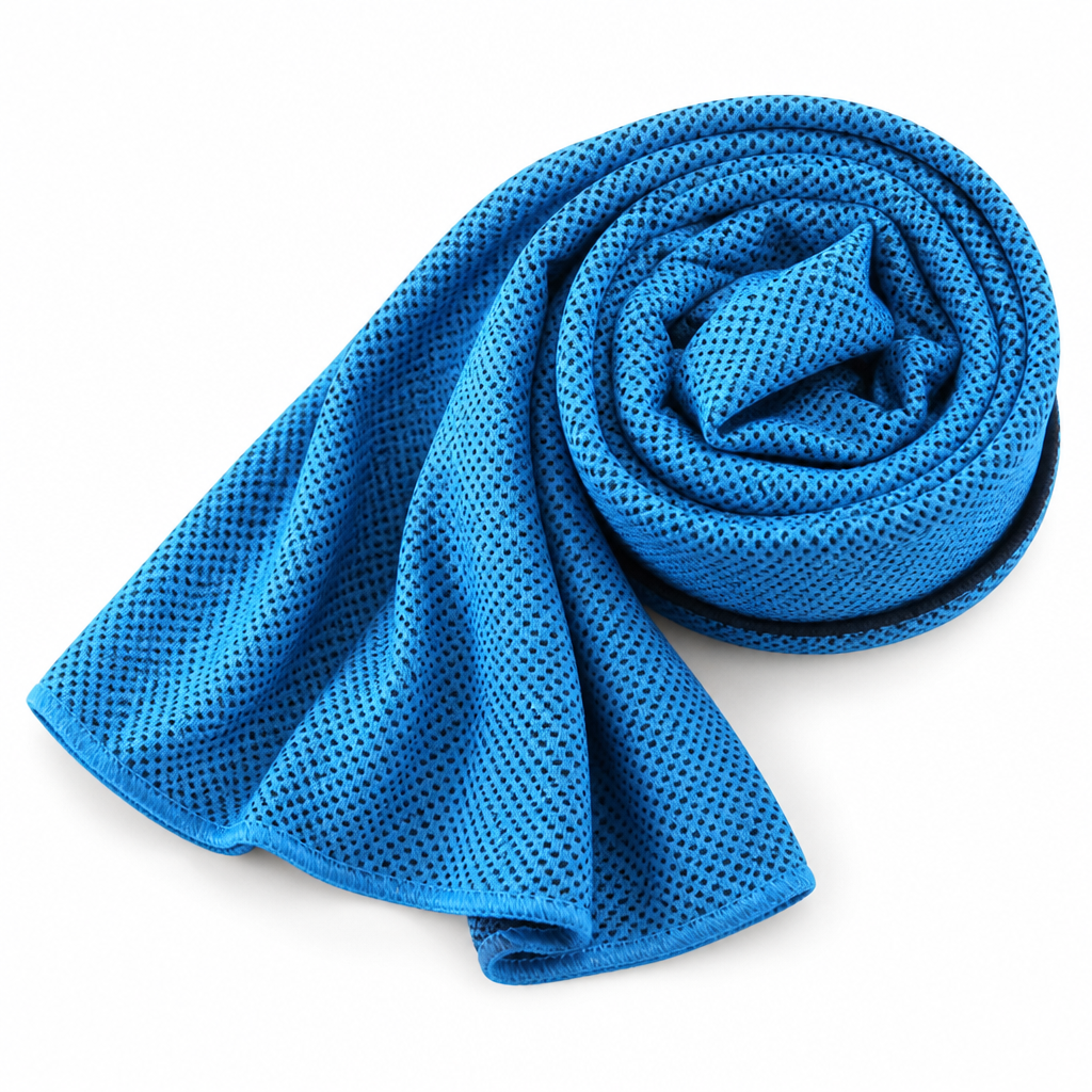 Fast-Acting Evaporative Microfiber Cooling Towel