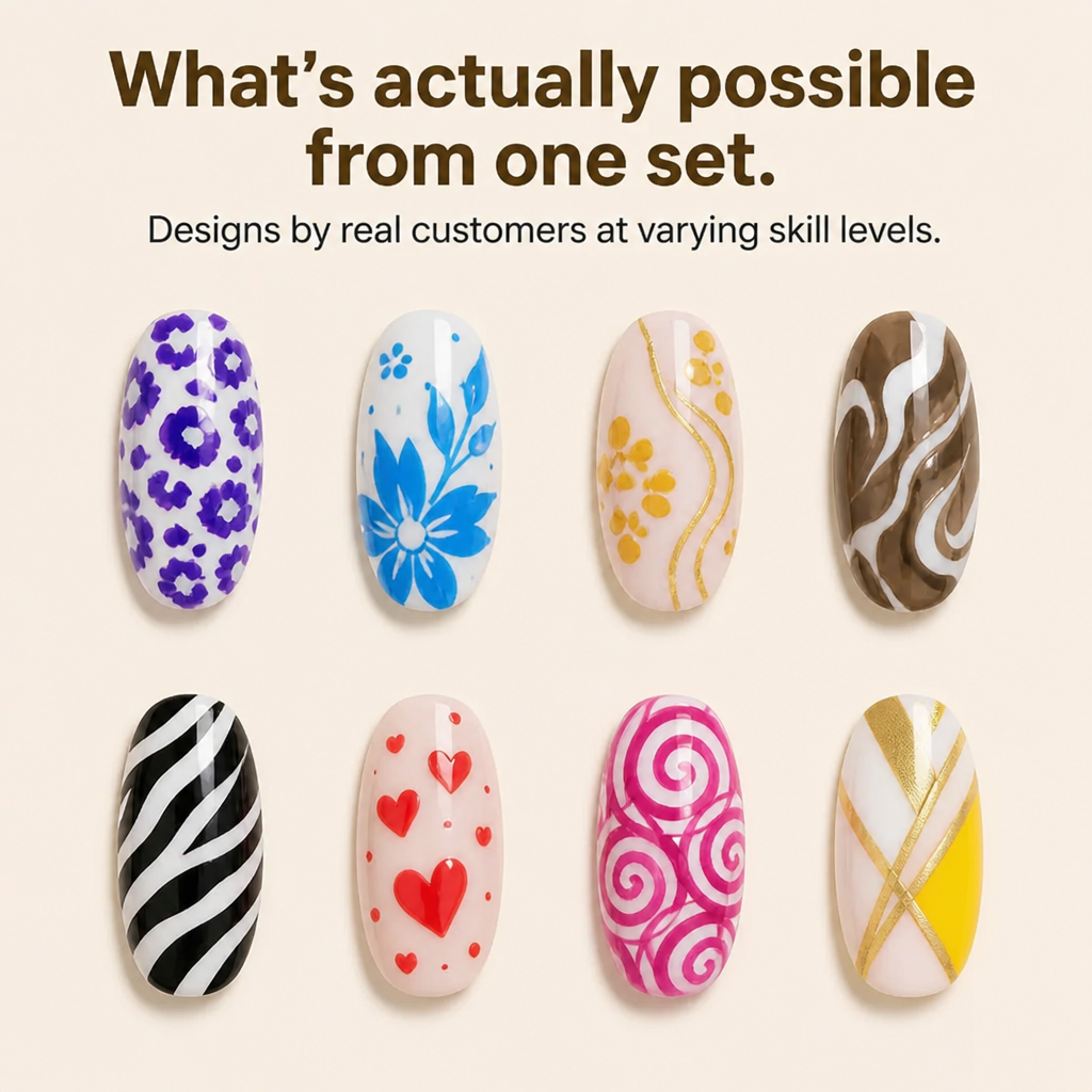 LumeFina™ Nail Art Markers — Create Intricate Nail Designs With Your Daughter, Ditch the Salon Visit