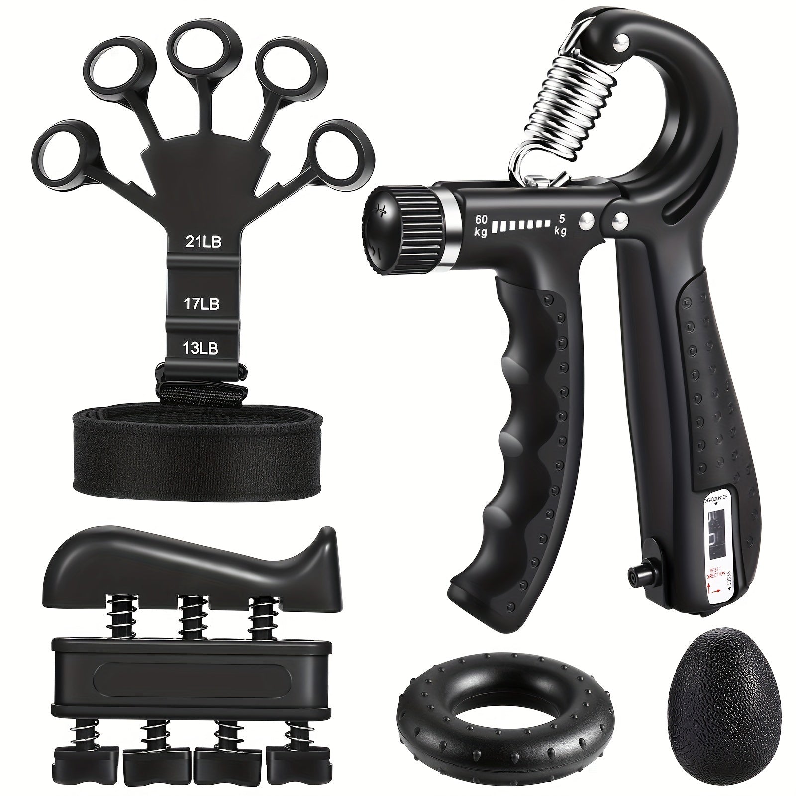 Ultimate Hand and Forearm Strength Training Set – 5 Tools