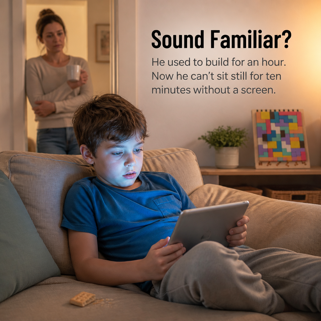 MindBuild™ — Build, Stack, and Solve for Genuine Focus Without Any Screens
