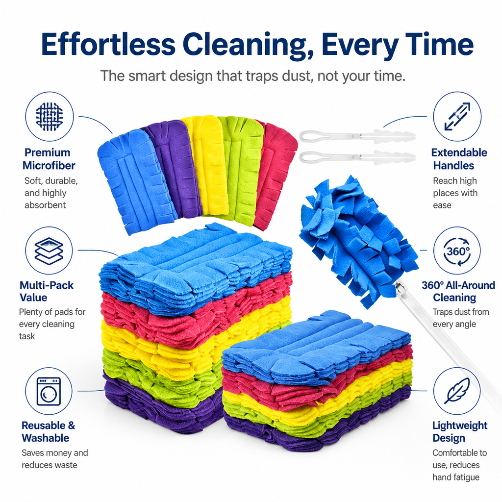 ZephyraDuster™ — Effortless Dust-Free Bliss That Makes Your Home Shine