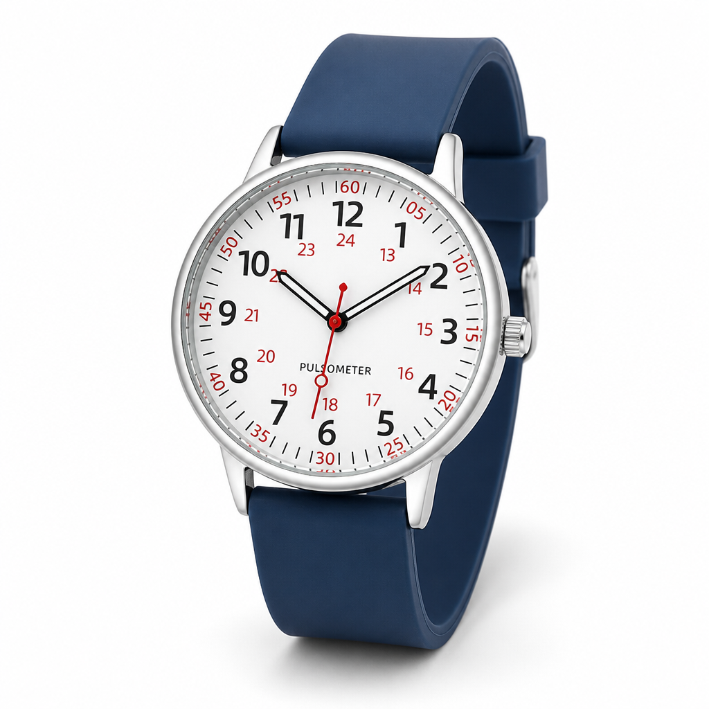 Waterproof Easy-To-Read Nurse Watch (Silicone Band)