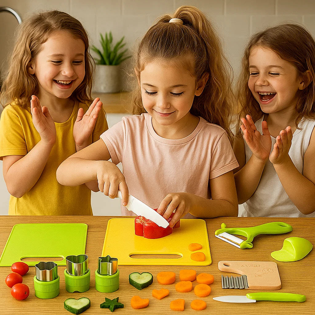 CuddleSlice™ Kitchen Set — Ignite Your Child’s Confidence and Joy in Every Safe Slice