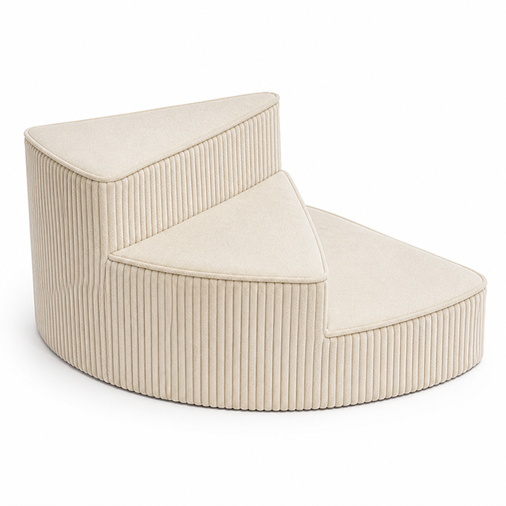 Orthopedic Non-Slip Foam Dog Stairs (Space-Saving)