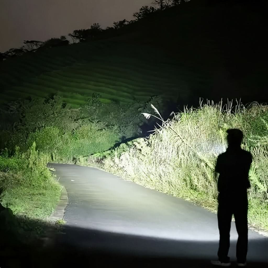 High-Intensity Flashlight Kit for Outdoor Activities and Job Sites