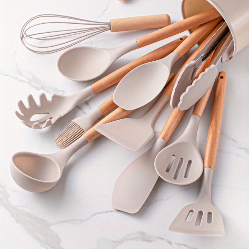 Complete 12-Piece Silicone Utensil Collection | Durable & Easy Clean