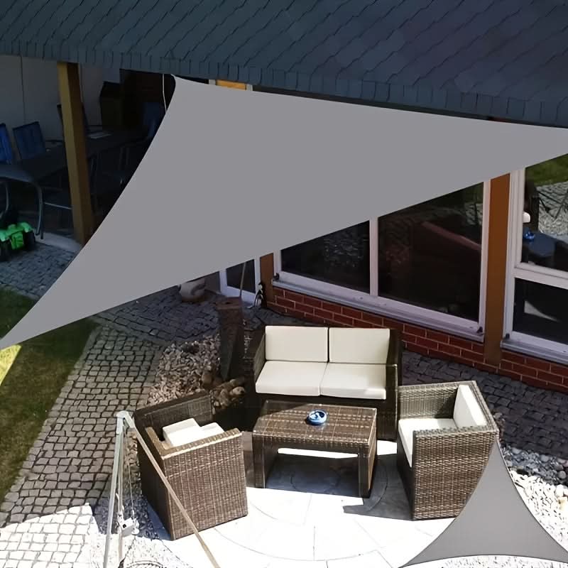 Extra Large Triangular Outdoor Shade Sail for Sun Protection