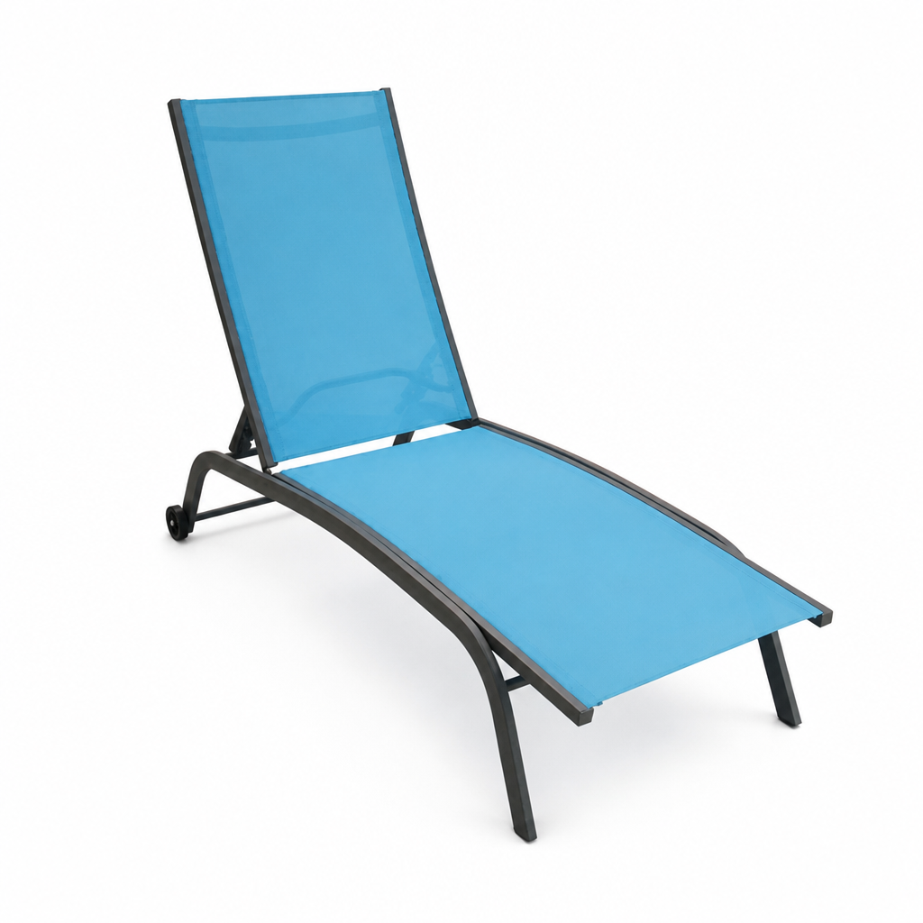 Ergonomic Adjustable Outdoor Recliner (UV-Resistant Fabric)