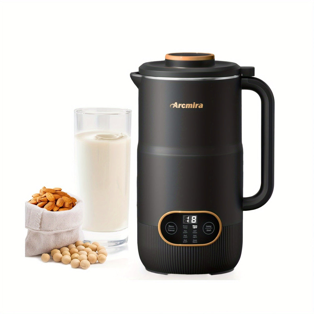 35oz Automatic Maker for Plant-Based Milk - Soy, Almond, Oat