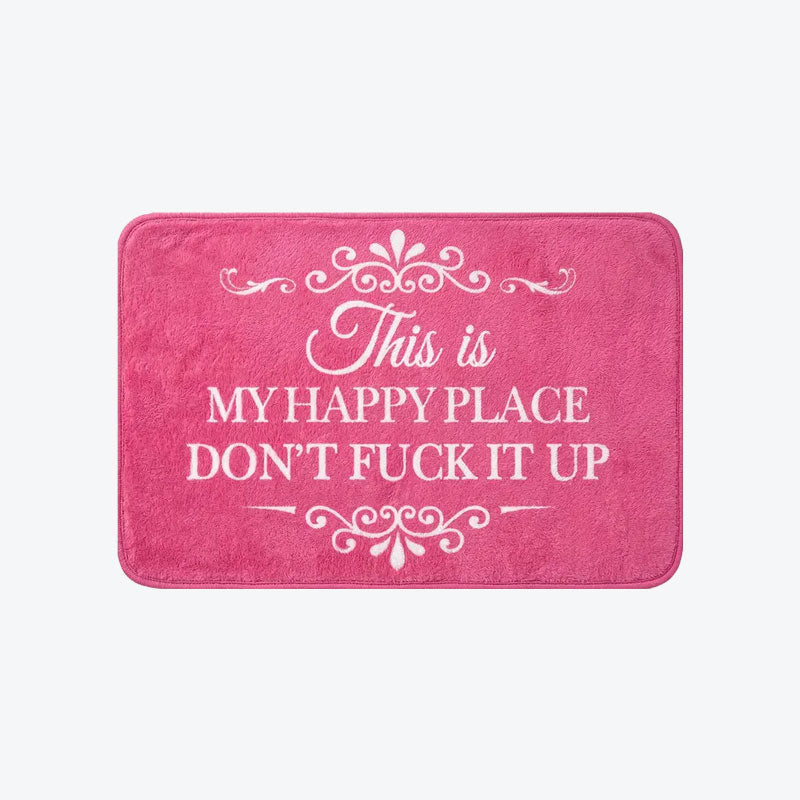 Funny Quote Doormat – Slip-Resistant and Weatherproof