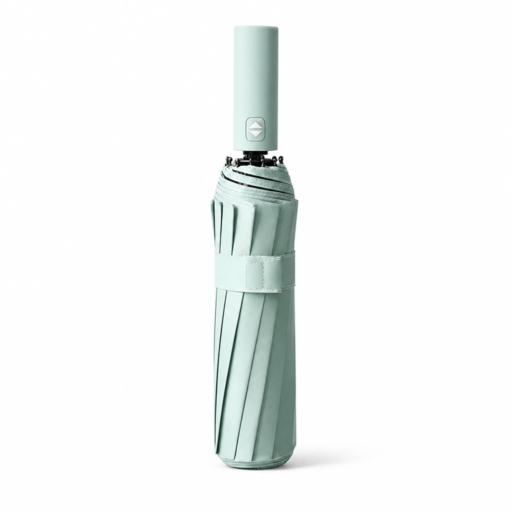 Automatic Open-Close UV-Blocking Foldable Umbrella (Triple-Fold)