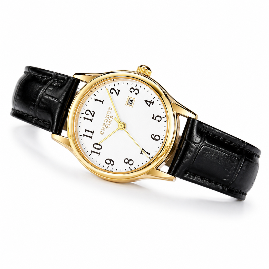 Square Dial Faux Leather Women's Quartz Watch (Splash-Resistant)