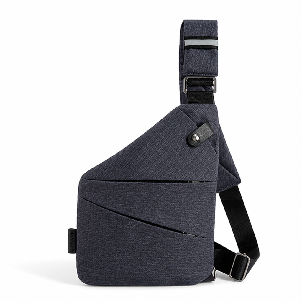 Cut-Resistant Strap & RFID-Blocking Pocket Crossbody Bag
