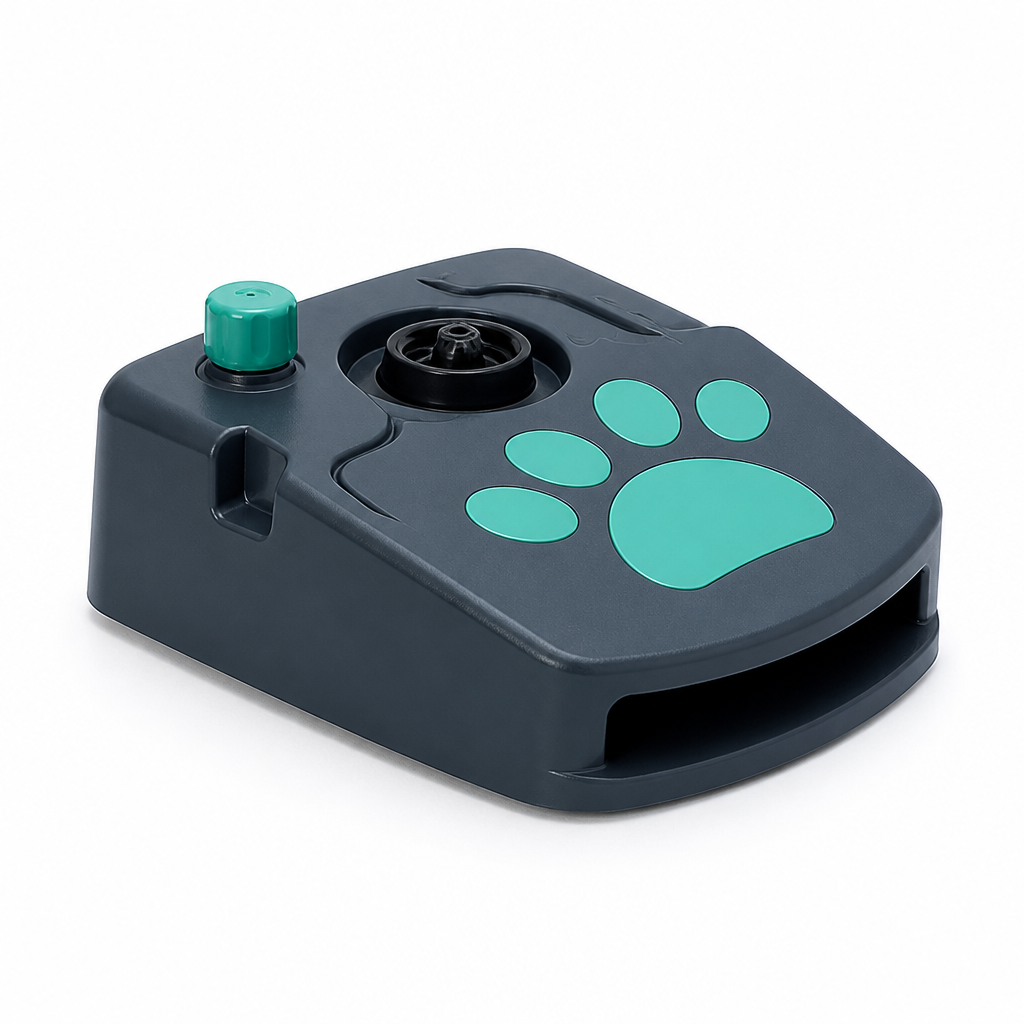 Paw-Activated Hose-Connected Battery-Free Dog Water Fountain