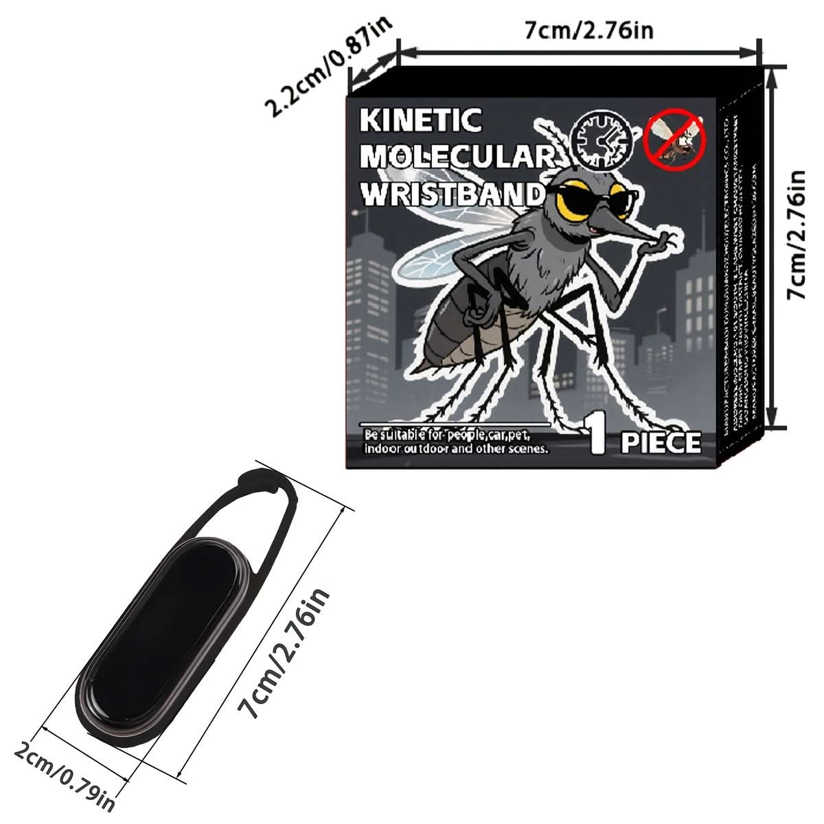 Lightweight Mosquito Repellent Bracelet with Sturdy Construction