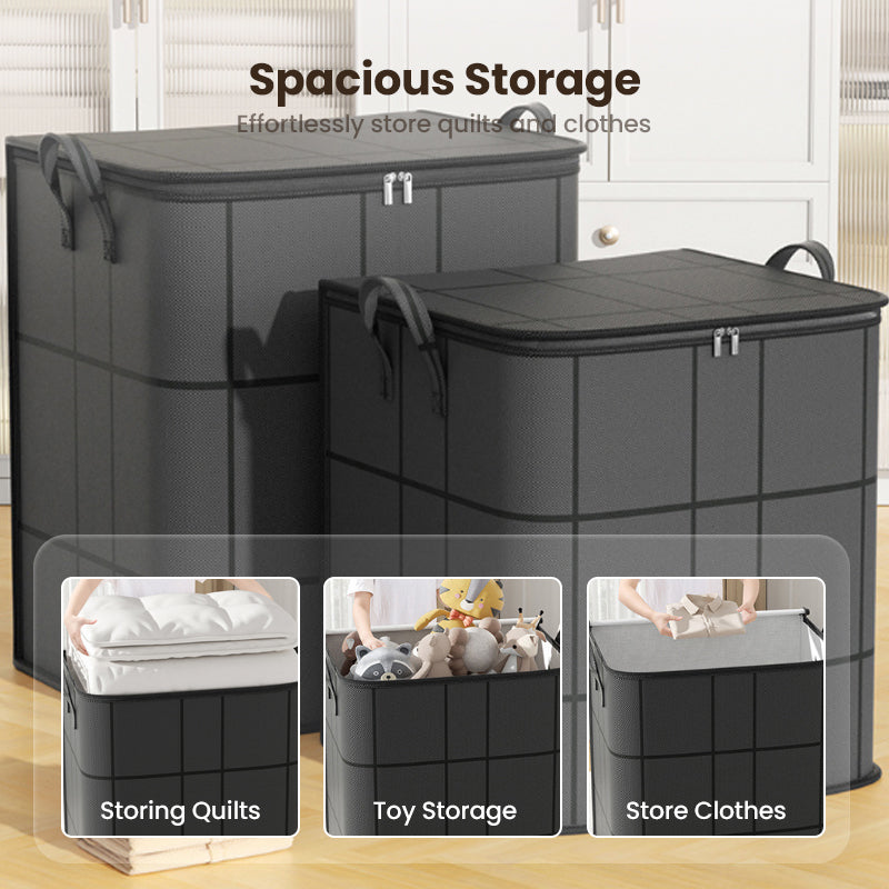 Bedding Storage Organizer – Dark Gray, Available in 4 Sizes