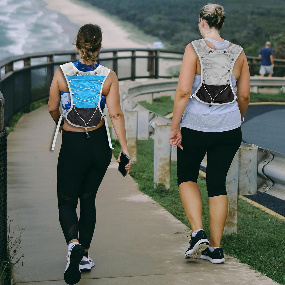 Water Backpack for Hiking and Running - 2L Hydration Vest