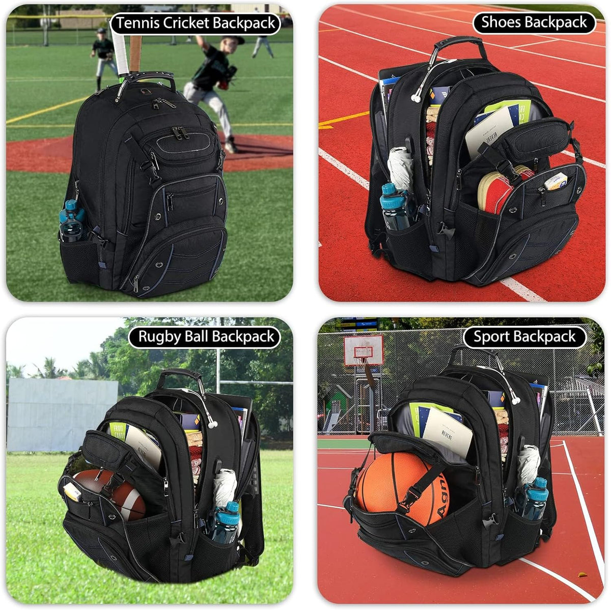 Anti-Theft USB Laptop Backpack for Travel - Extra-Large 55L Carry-On
