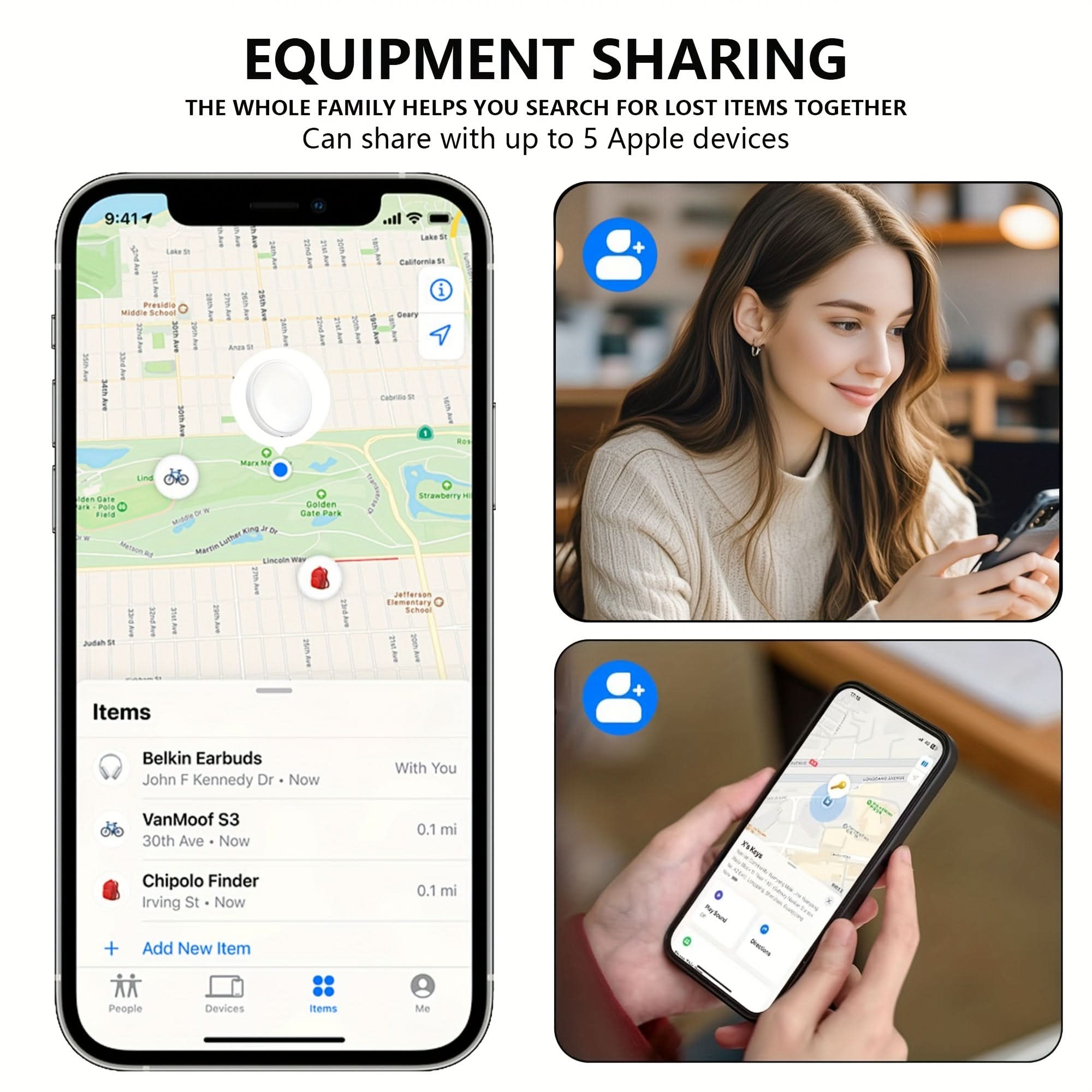 Portable Wireless Smart Tracker for Items – Mini Size