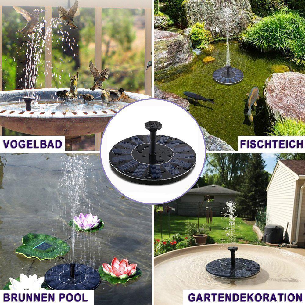 Water Fountain Pump Powered by Solar Energy for Garden Pond and Birdbath