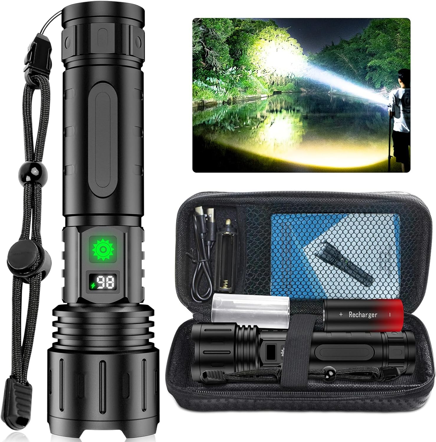 Brilliant Beam Tactical Flashlight